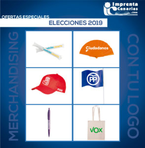 Merchandising Electoral en Canarias