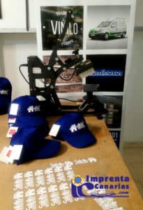 Gorras personalizadas en tenerife