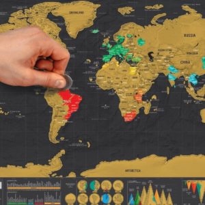 mapa de rascar
