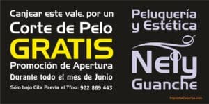 tarjetones en Tenerife